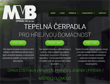 Tablet Screenshot of mvb.cz